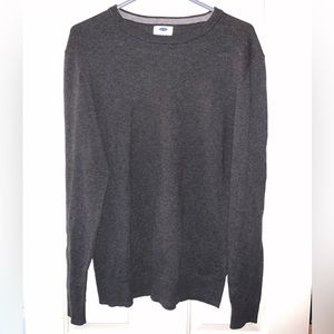 Men’s Dark Gray Crew Neck